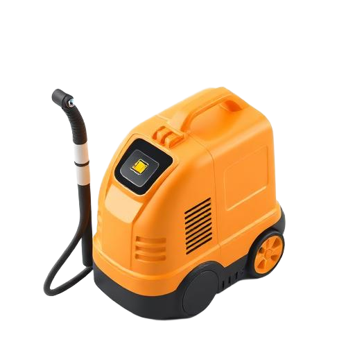 Pressure washer with spray wand
